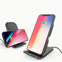 2018 plus récent chargeur d&#39;affichage du téléphone portable chargeur sans fil charge rapide chargeur de support mobile pour iPhone 8 samsung S8 smartphones